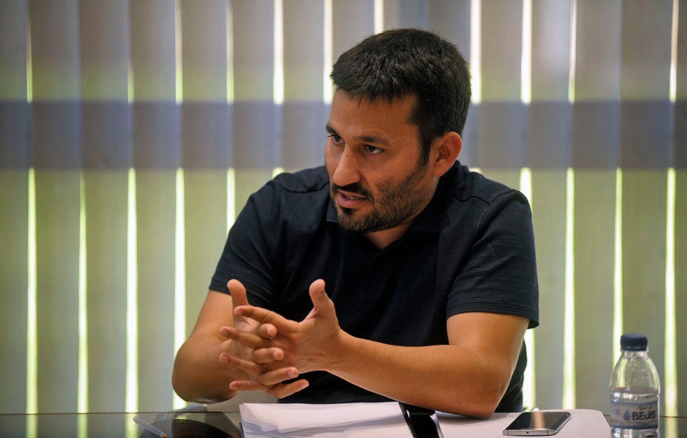 El conseller d'Educació, Vicent Marzà, assenyala que la innovació educativa serà un eix del nou mandat. / DANIEL GARCÍA-SALA