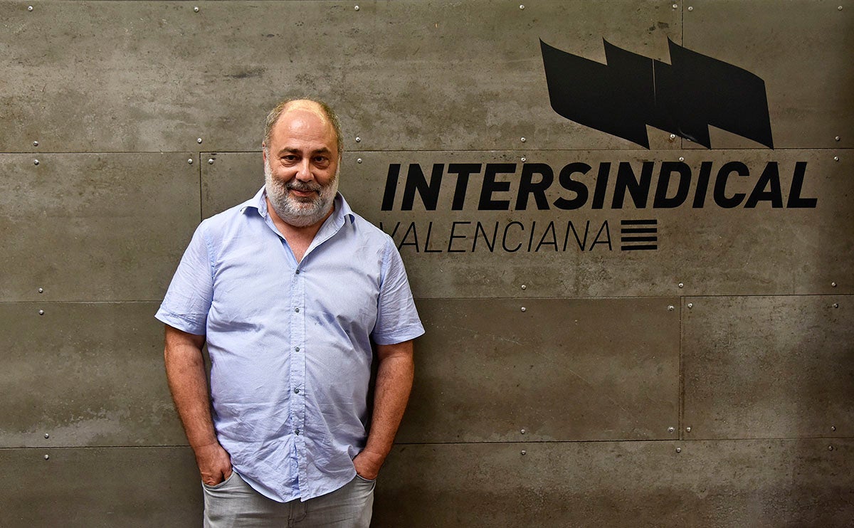 Vicent Maurí defensa Intersindical com un sindicat autònom i assembleari. / DANIEL GARCÍA-SALA