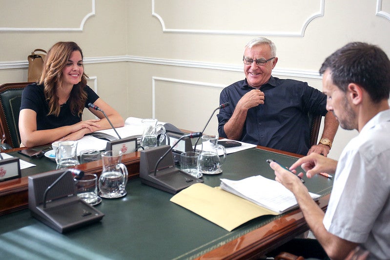 Sandra Gómez i Sergi Campillo seran els nous vicealcaldes del govern de València. / DLV