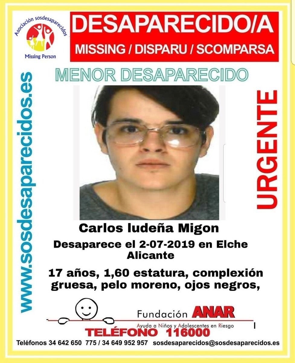 El jove va ser vist per última vegada el 2 de juliol. / EUROPA PRESS