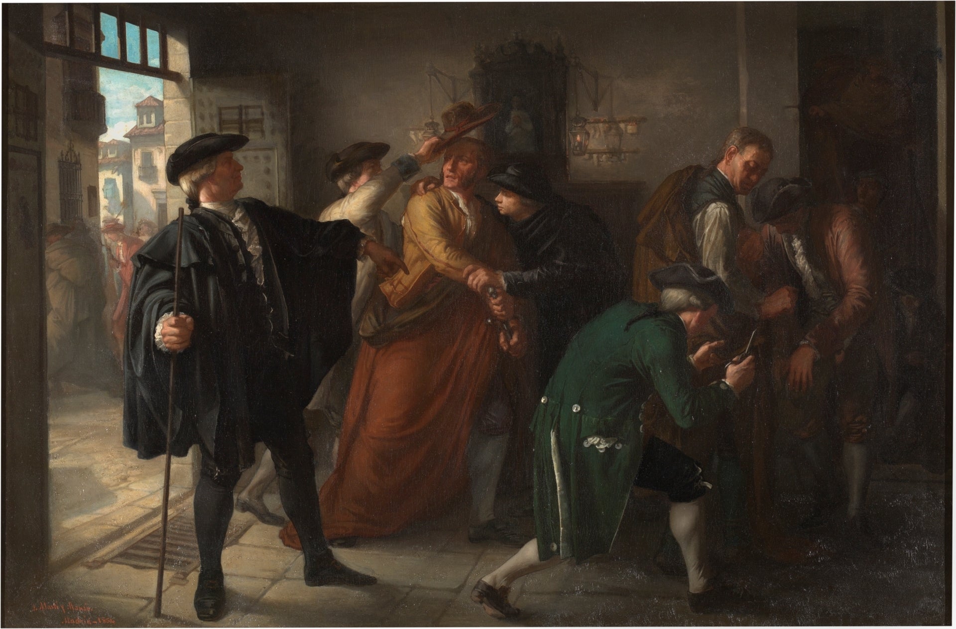 Us recordeu del '15-M'. A Madrid hi hagué protestes contra el govern, com les hagudes contra el ministre Squillace en 1766, que el pintor valencià Josep Martí i Monsó recreà en el quadre que encapçala aquest article, de 1864. Com el 15-M, la protesta de 1766 s'expandí i arribà al sud valencià: a Elx, Crevillent, Albatera, Catral i Almoradí.