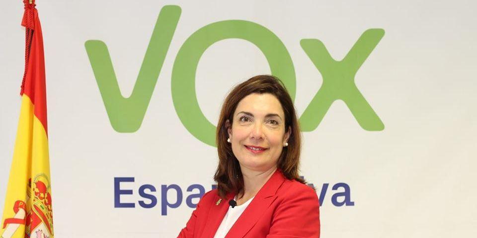La diputada de Vox Ángeles Criado assegura estar 'preocupada' per un possible 'adoctrinament'. / EFE