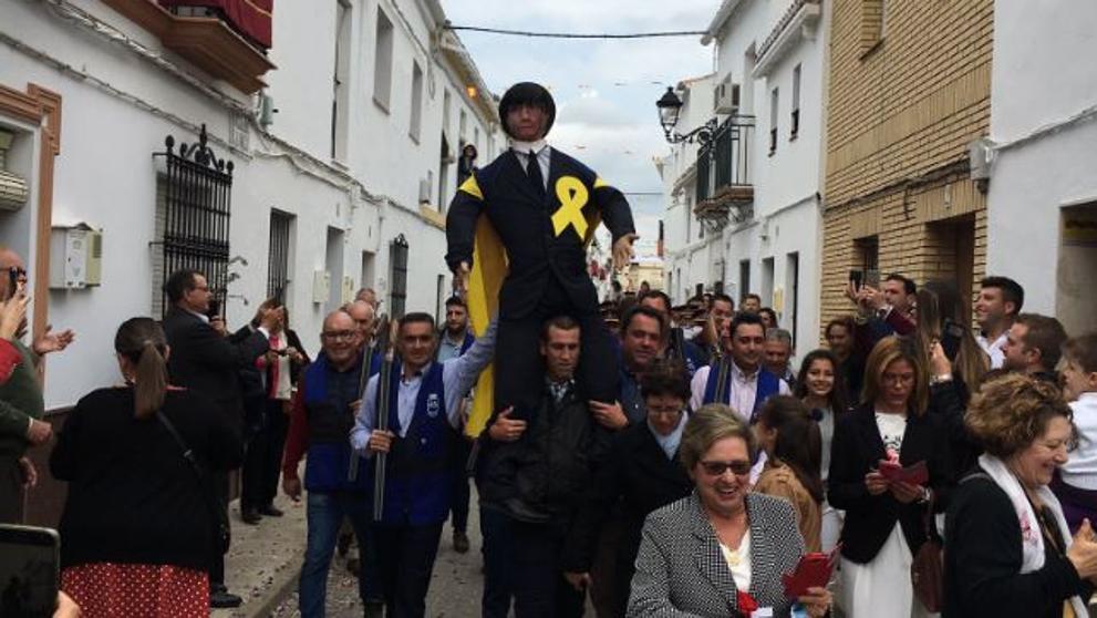 Els fets van tindre lloc en el marc de la festivitat de la Crema de Judes a Coripe, Sevilla. / IMATGE D'ARXIU