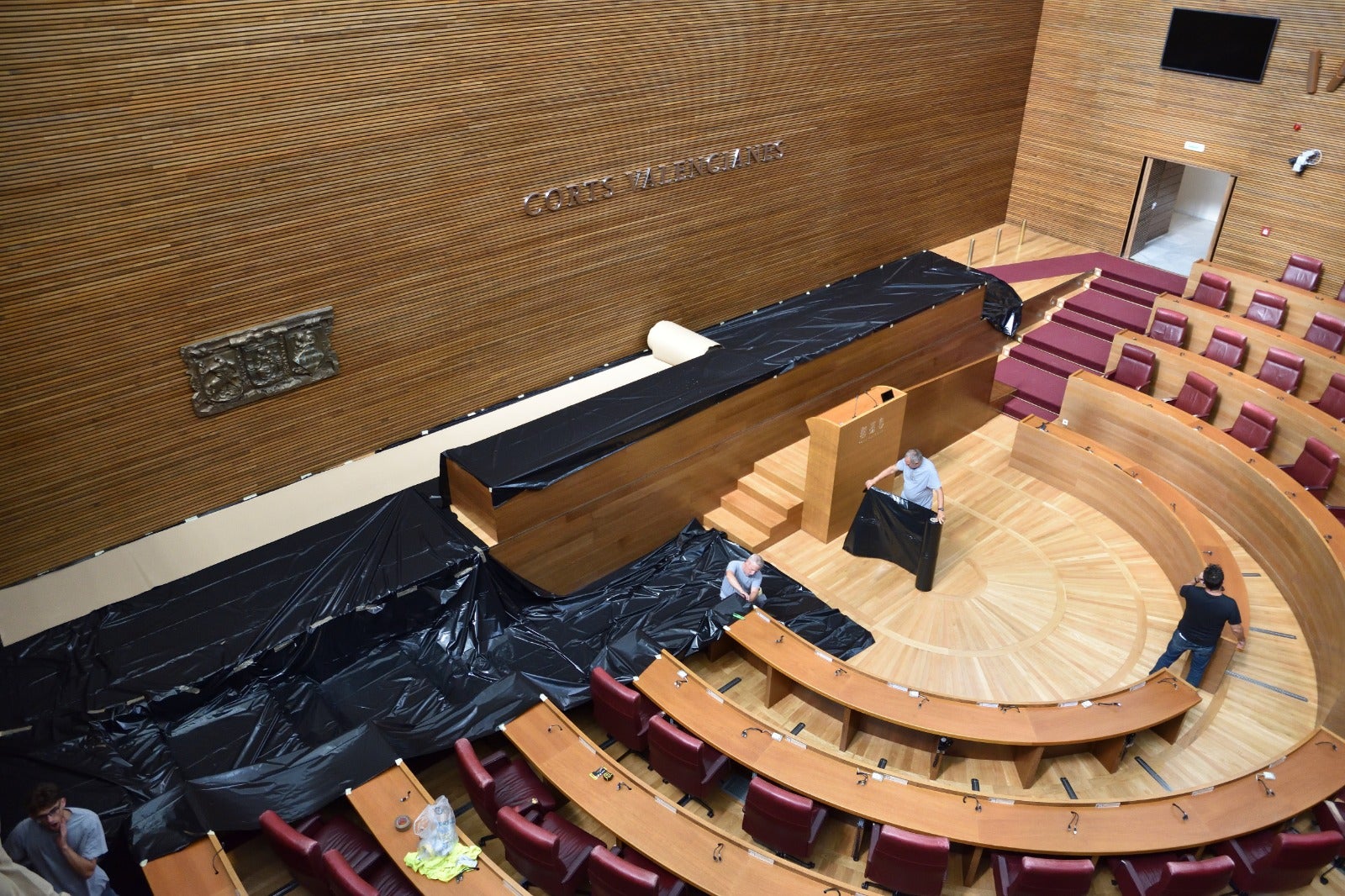 Els treballs hauran finalitzat al setembre. / CORTS VALENCIANES