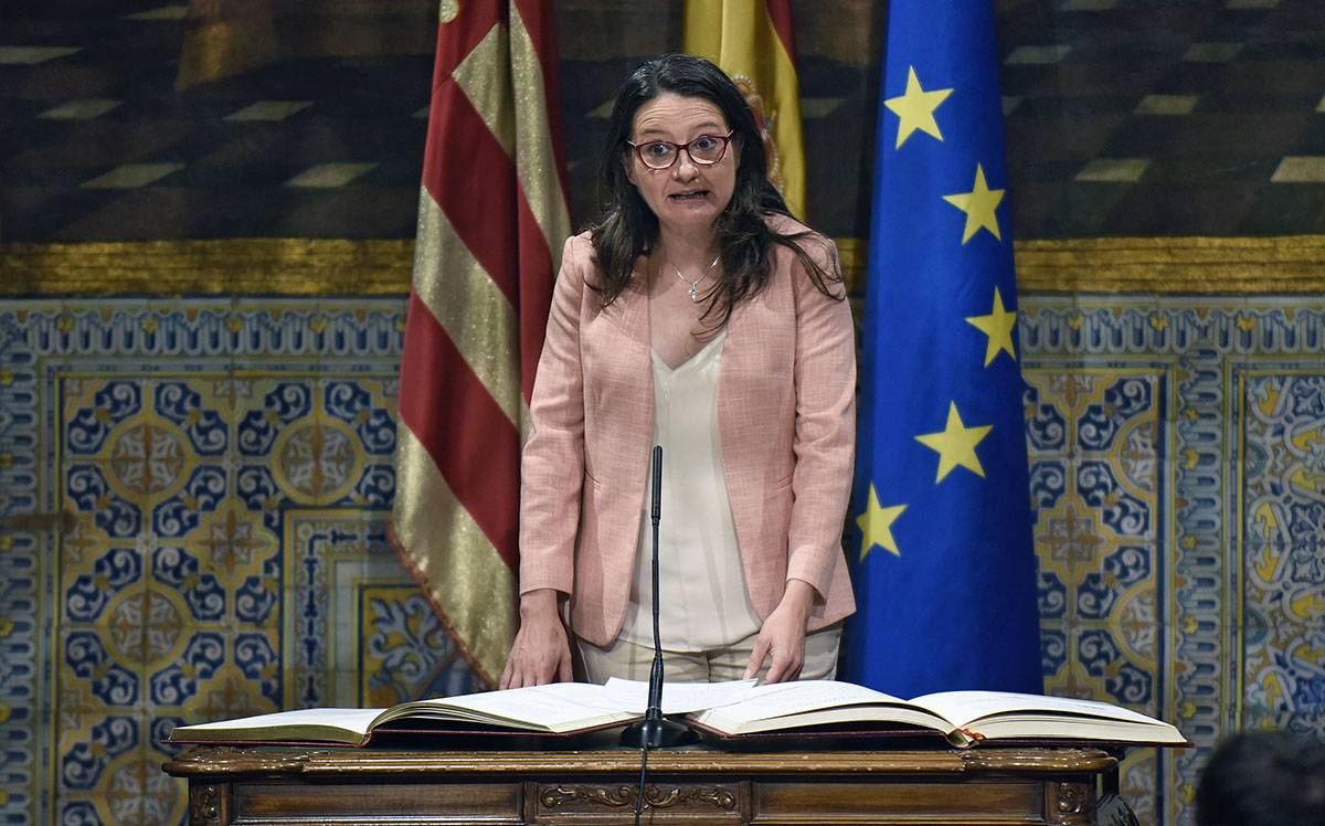 La vicepresidenta del Consell ha remarcat que la bona fórmula per a negociar és 'no establir massa línies roges'. / FOTO D'ARXIU DANIEL GARCÍA-SALA
