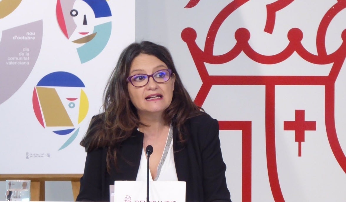 La vicepresidenta ha volgut commemorar el 20 aniversari del Dia Internacional de la Joventut. / GVA ARXIU