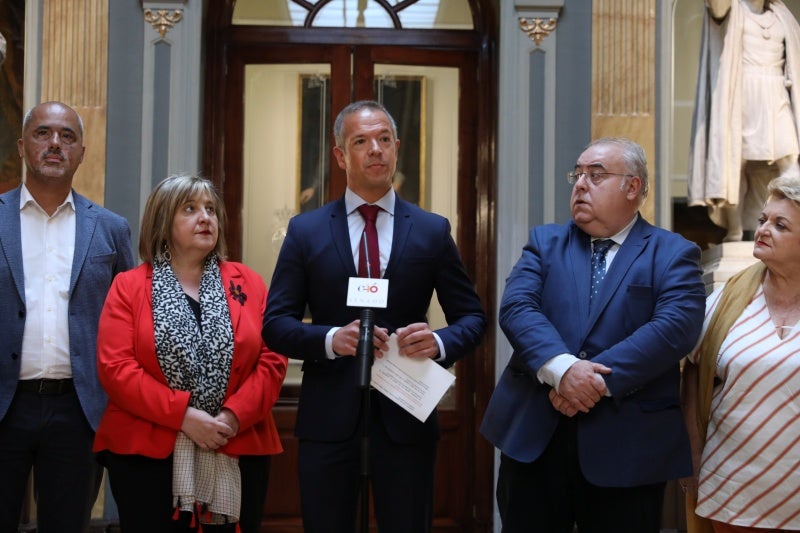 El portaveu socialista, Ander Gil, s'ha escudat en que l'executiu està en funcions. / EUROPA PRESS