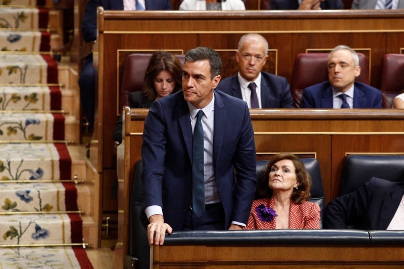 Els PGE de l'executiu socialista no reberen els suports suficientes. / EUROPA PRESS