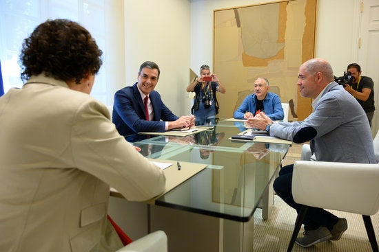 Els líders sindicals rebutgen la repetició electoral i demanen als líders polítics que es posen d'acord. / ACN