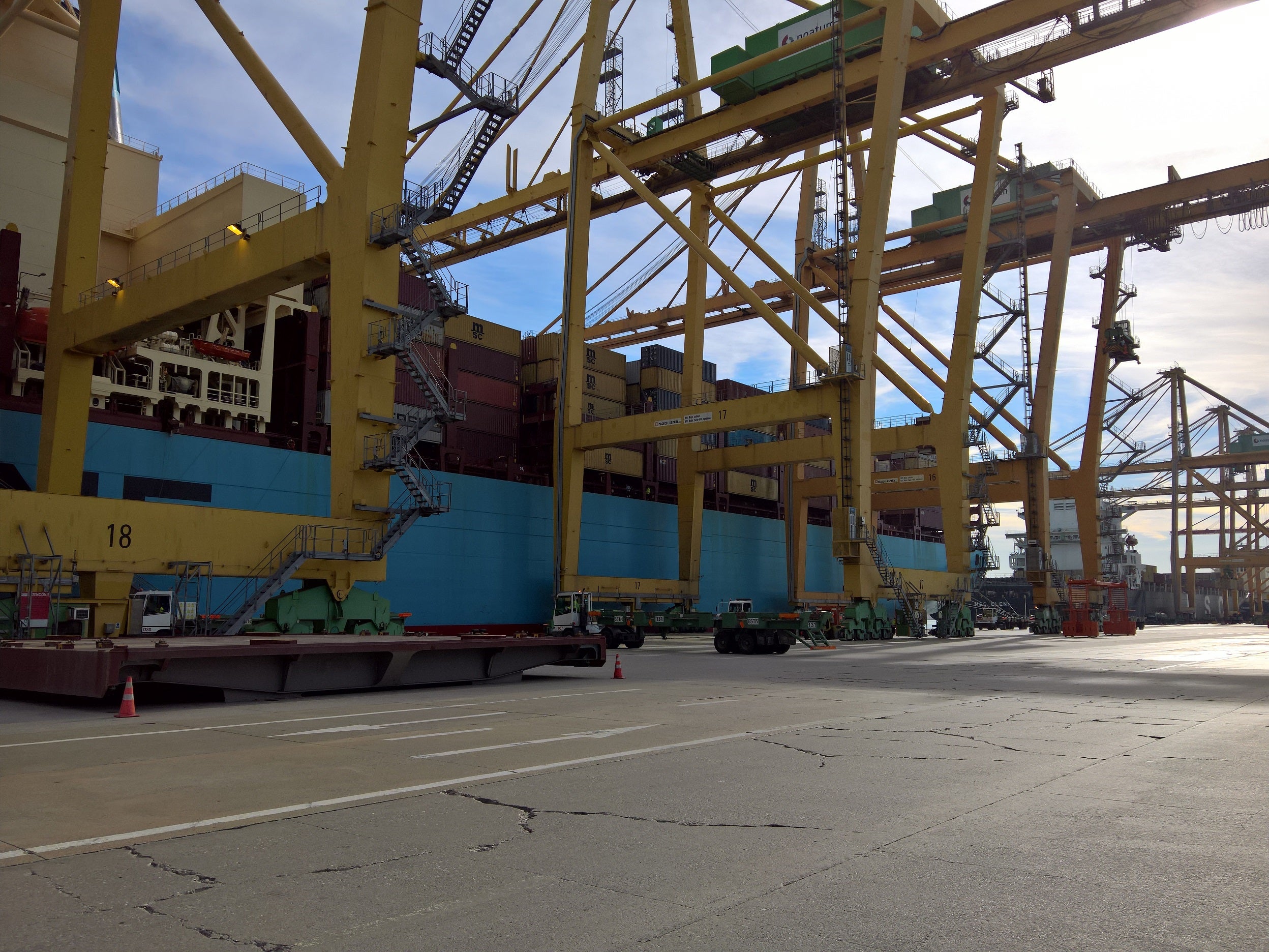 El port ha acabat l'exercici 2018 amb un deute per davall dels 400 milions d'euros. / AUTORITAT PORTUÀRIA DE VALÈNCIA 