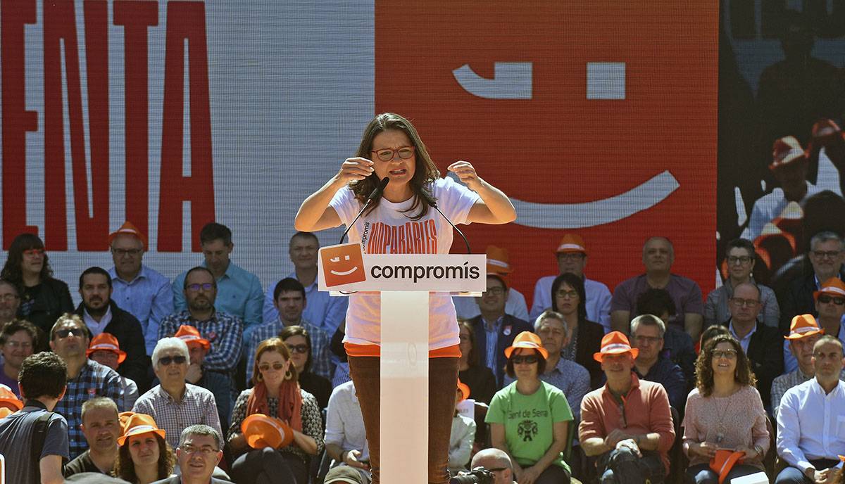 Oltra considera que la millor opció és anar en una coalició 'tan àmplia com siga possible'. / DANIEL GARCÍA-SALA