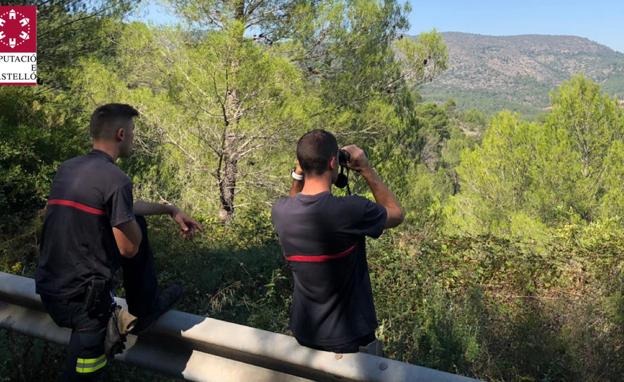 El Consorci de Bombers de Castelló participa en la cerca. / CONSORCI DE BOMBERS