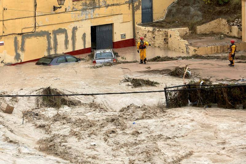 El Consell posa en marxa un pla de xoc per a pal·liar els efectes del temporal. / EFE