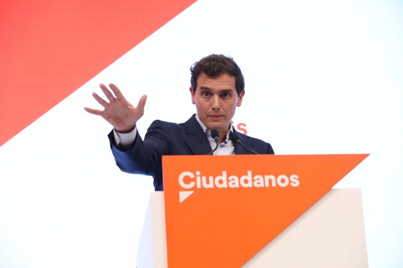 Rivera ha reiterat el seu 'no' a Sánchez. / EUROPA PRESS