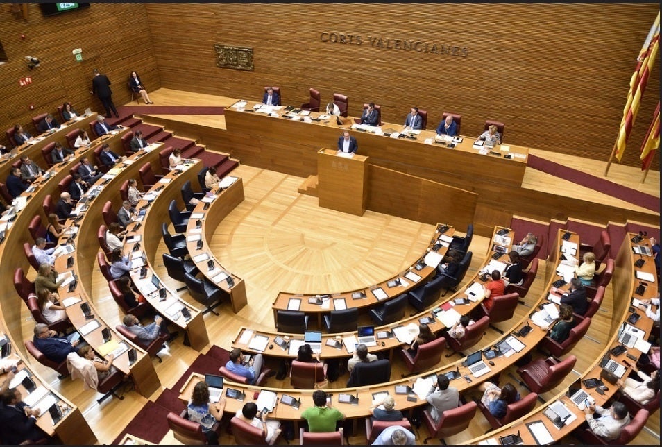 El ple de les Corts ha acollit aquest dimecres la primera sessió ordinària de la legislatura. / INMA CABALLER, CORTS