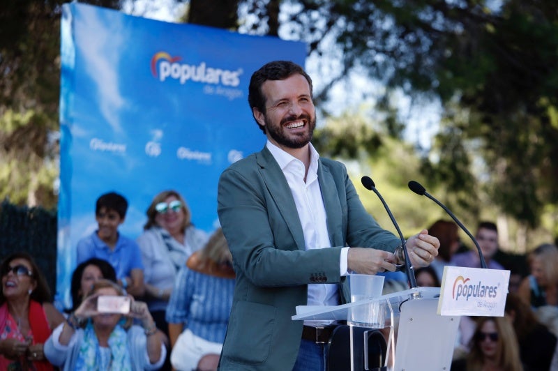 Casado també ha tornat a emplaçar Ciutadans a anar en coalició a les generals. / EUROPA PRESS