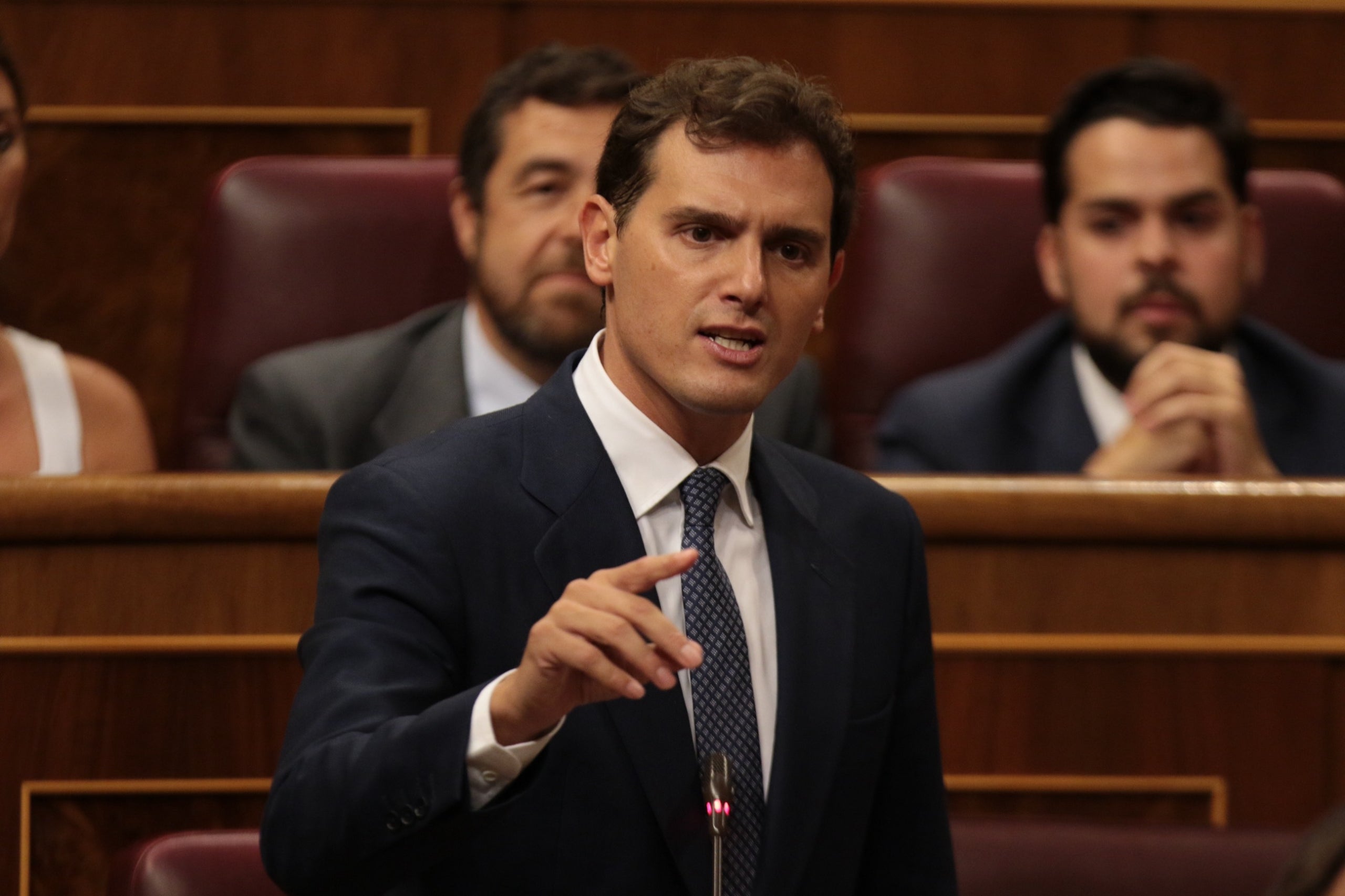 Albert Rivera considera que 'tots s'han de moure un poc' per a desbloquejar la investidura. / JUAN CARLOS ROJAS / ACN