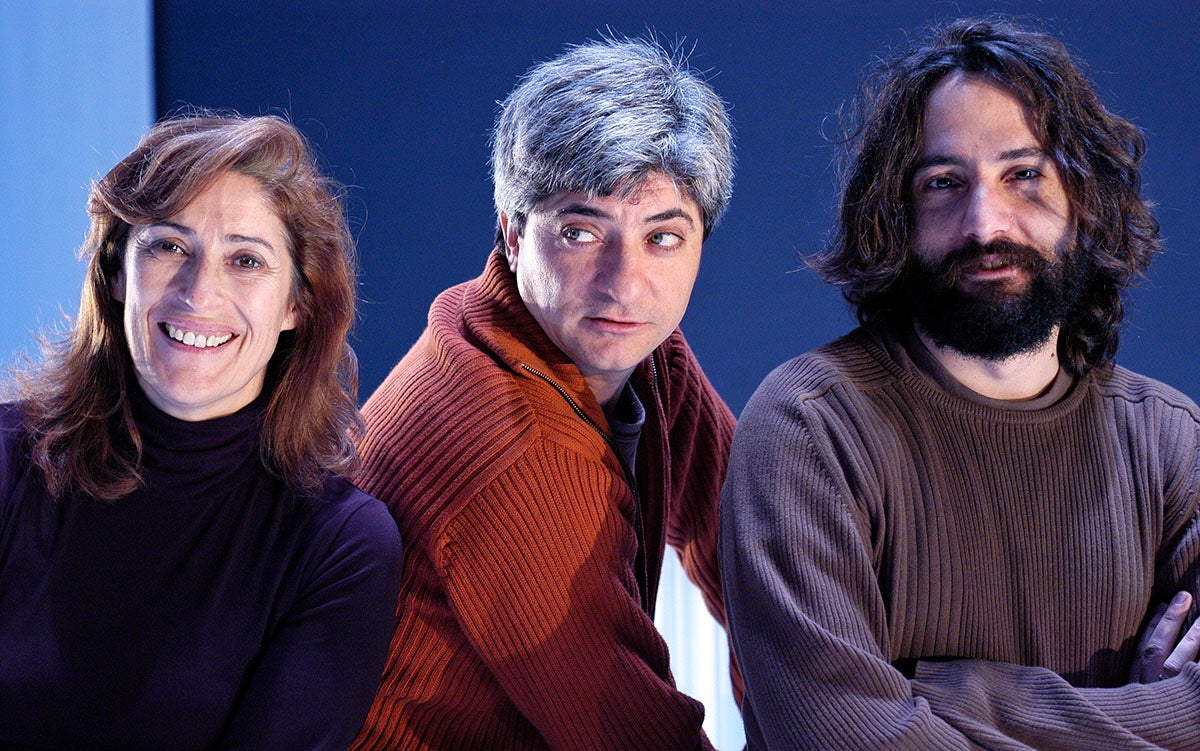 Pilar Almeria, Joan Peris i Ximo Solano van encapçalar la Companyia Teatre Micalet, que va començar a fer funcions el 13 de maig del 1995. / DANIEL GARCÍA-SALA