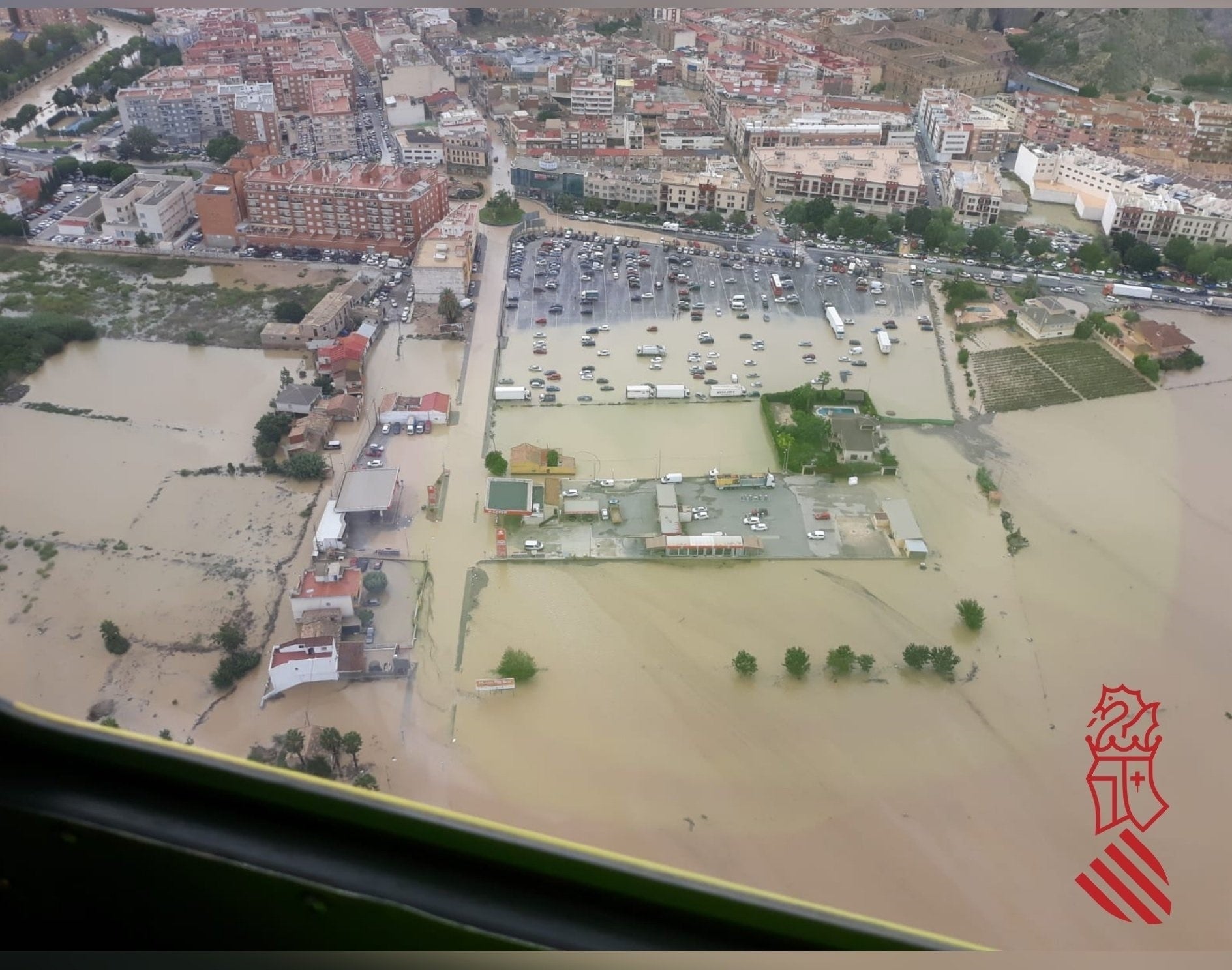 Vista d'Oriola després de les inundacions provocades pel temporal d'aquest setembre. / GVA 112
