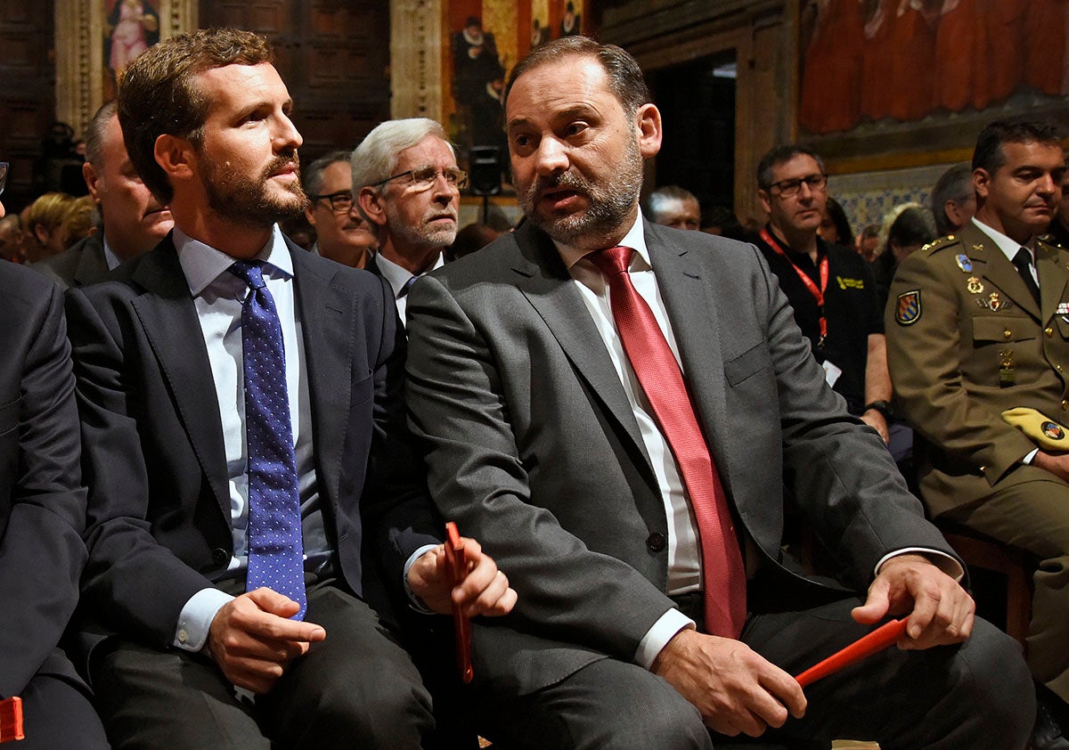 Tant Pablo Casado com José Luis Ábalos han promés atallar el problema del finançament. / DANIEL GARCÍA-SALA
