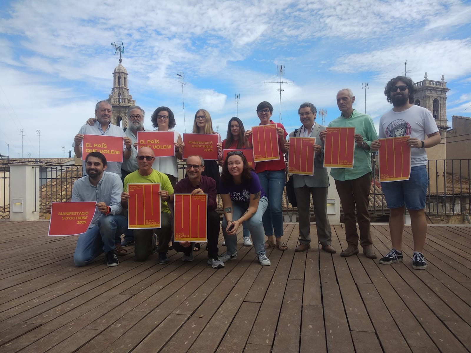 La Comissió 9 d'Octubre recorrerà els carrers de València sota una pancarta amb el lema 'El País que volem'