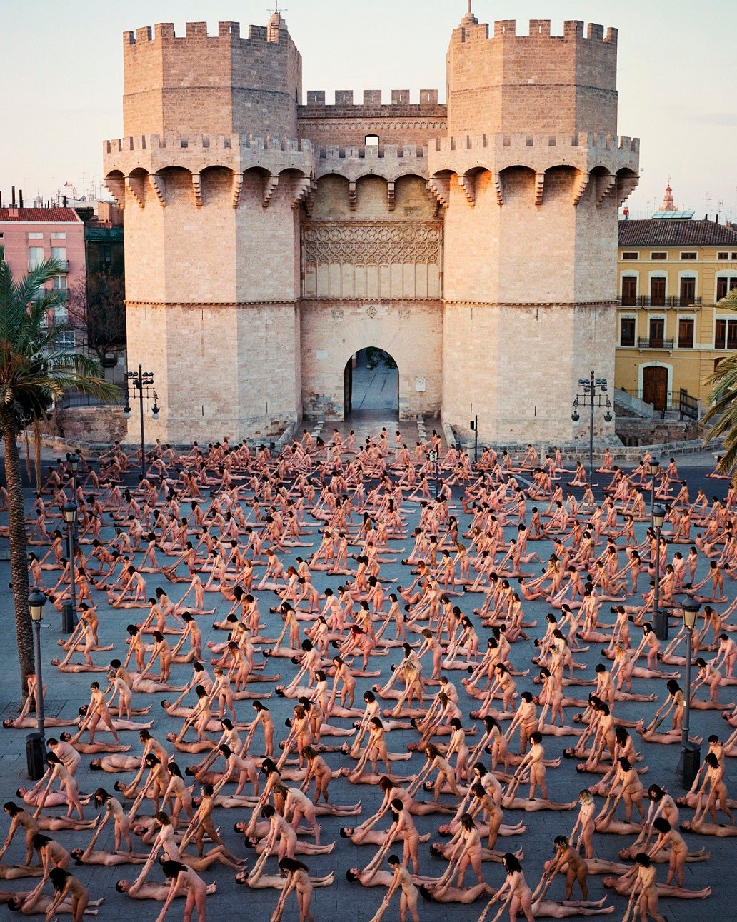 L'acció 'València, pell del Mediterrani' va tindre lloc el passat març a les Torres de Serrans. / INTRAMURS 