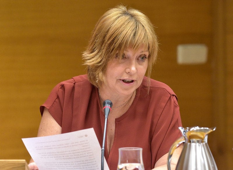 La previsió de la directora d'À Punt és llançar les oposicions pròximament, de manera que es complisca amb tots els termes establits 'dins del termini, en la forma escaient i amb l'ajuda de l'administració'. / INMA CABALLER