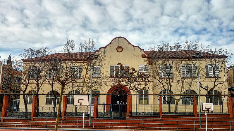 Escola Joan Maragall, primera escola pública de Sant Cugat, inaugurada el 26 de juny de 1932 pel president Macià, de l'arquitecte Enric Mora Gosch / WIKIMEDIA COMMONS