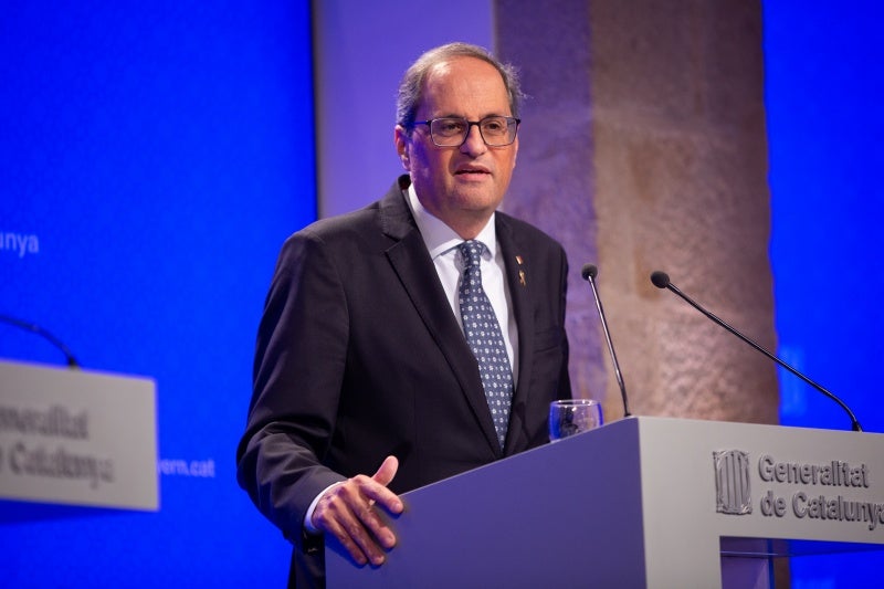 Torra ha comparegut aquest dimarts. / EUROPA PRESS