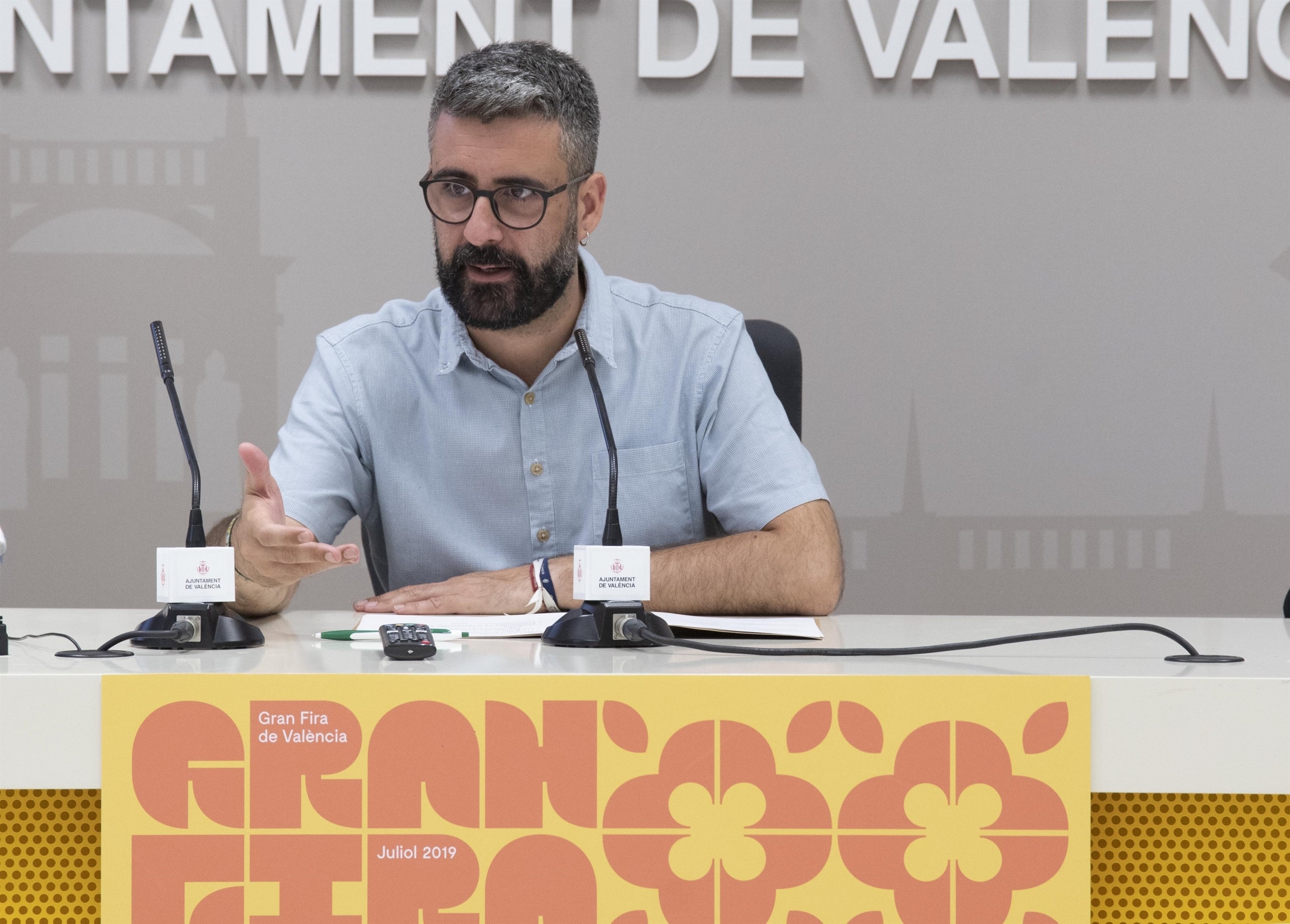 Pere Fuset, regidor de l'Ajuntament de València per Compromís. EP
