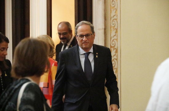 Torra es va oferir a reunir-se amb el president espanyol aprofitant la seua estada a Catalunya. / ACN