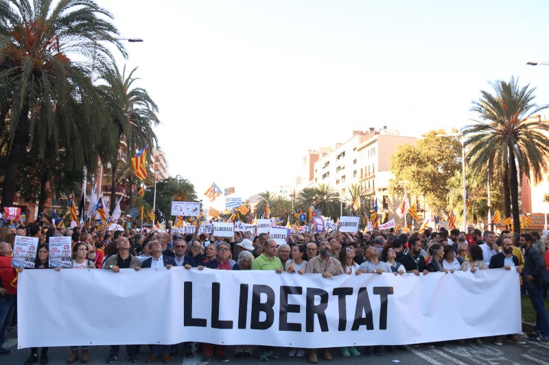 La manifestació s'ha celebrat aquest dissabte. / ACN