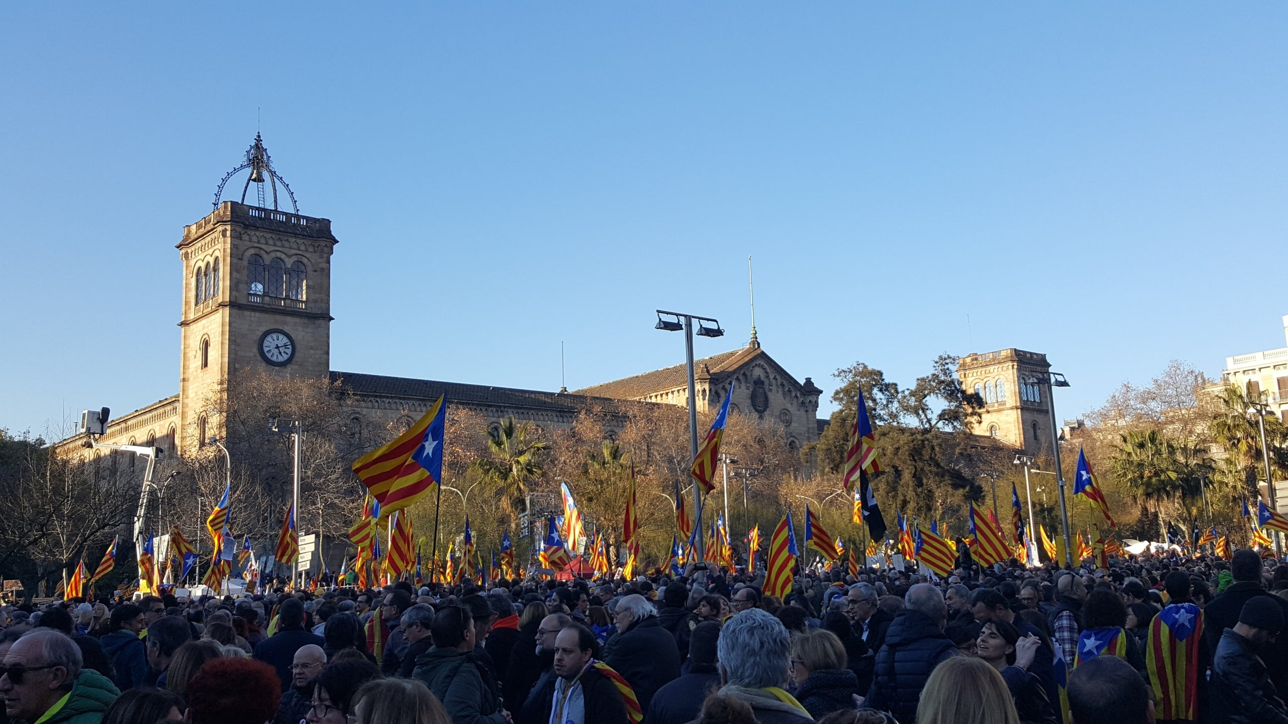 Manifestació per l'autodeterminació del 16 de febrer del 2019./WIKIMEDIA COMMONS