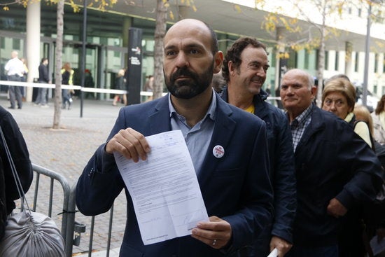 Mauri ha argumentat que si s'ha condemnat líders polítics per haver-se 'manifestat pacíficament el 20S i votat l'1-O', s'ha d'estendre també a més de dos milions de persones. / GUILLEM ROSET