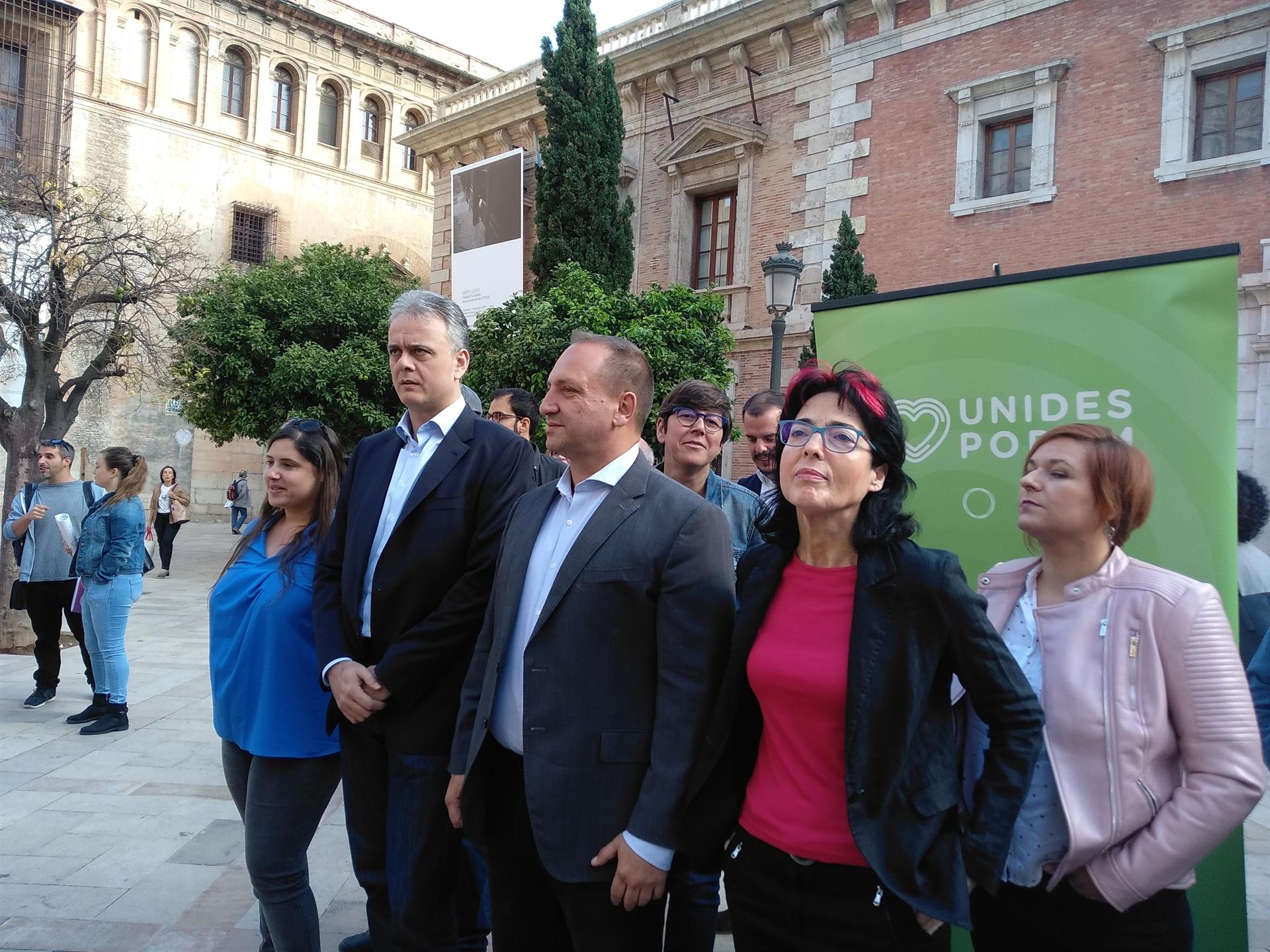 Unides Podem ha presentat la seua candidatura aquest dilluns a València. / EUROPA PRESS