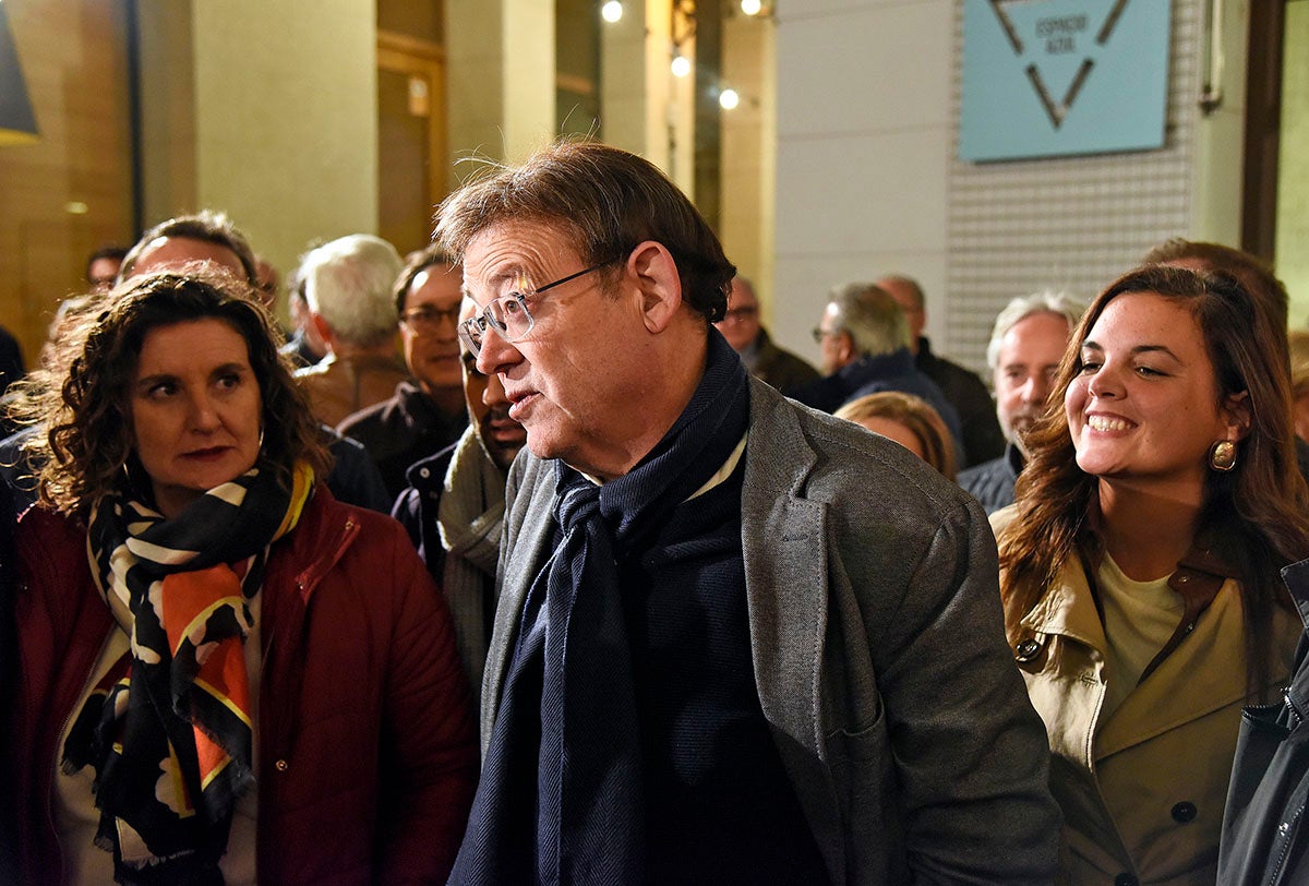 Puig ha assegurat que l'ascens de l'extrema dreta és 'el punt amarg' de la nit. / DANIEL GARCÍA-SALA