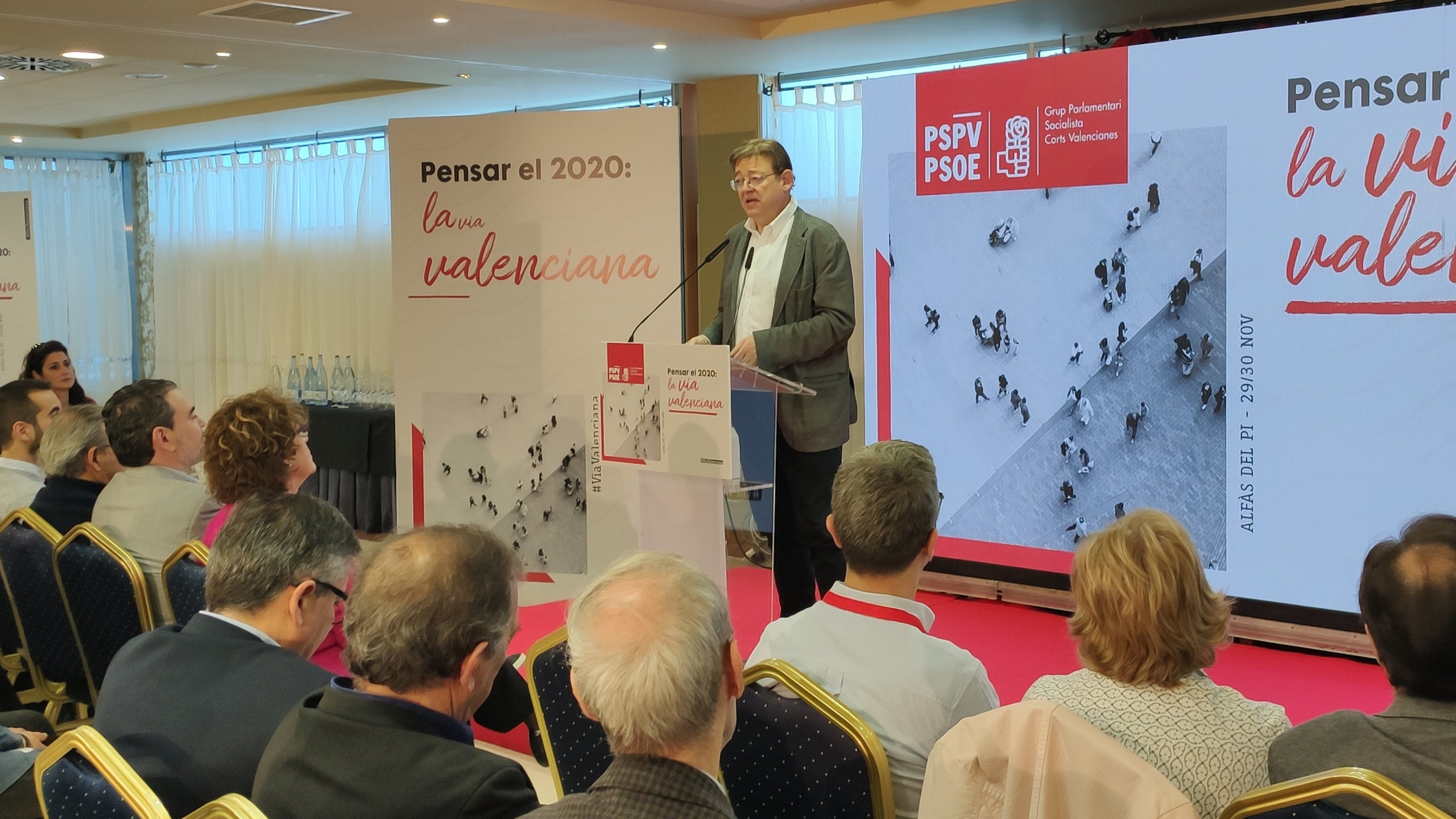 El líder dels socialistes valencians ha advertit que la legislatura 'serà dura'. / PSPV-PSOE