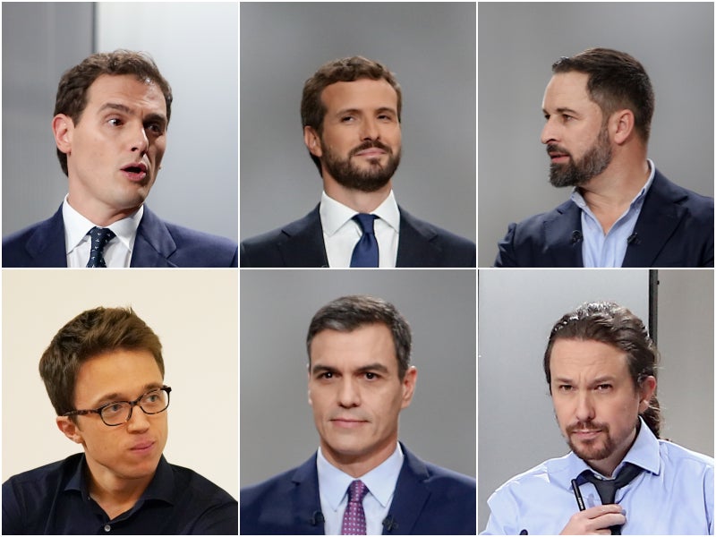 Els sis candidats dels partits que es presenten a tot l'Estat han passat pel País Valencià. / EP