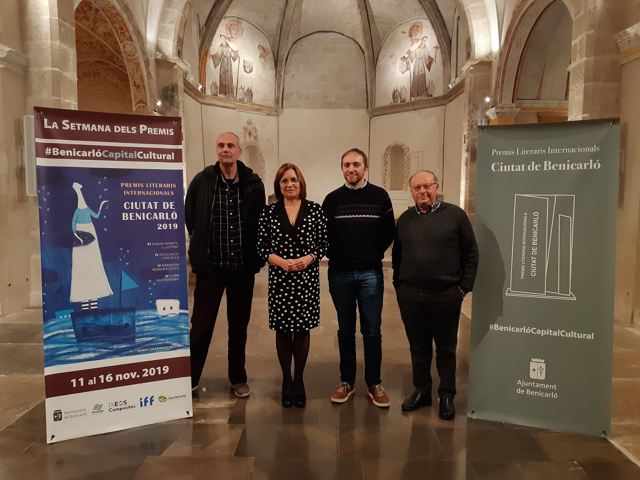 L'anunci dels guanyadors dels Premis Literaris Ciutat de Benicarló ha sigut el tret d'eixida a una setmana plena d'activitats culturals. / AJUNTAMENT DE BENICARLÓ 