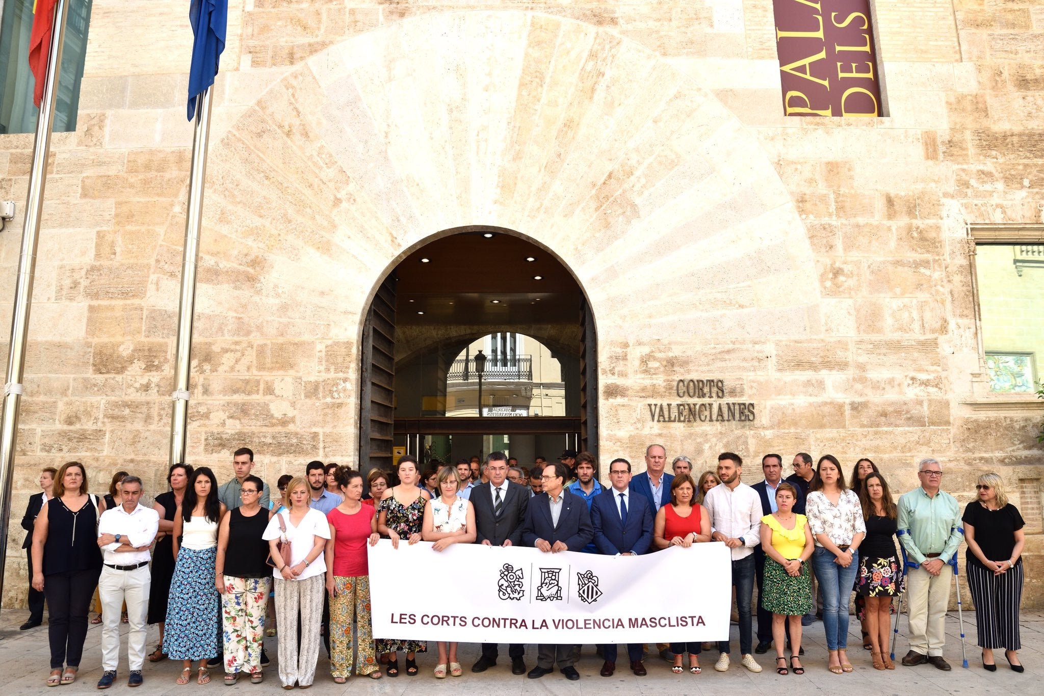 Morera, qui divendres passat ja va obrir la porta a canviar el reglament de les Corts perquè Vox no bloquege declaracions institucionals, ha remarcat aquest dilluns el compromís de les Corts contra la violència cap a les dones. Imatge d'arxiu del 23 de juliol. / CORTS VALENCIANES