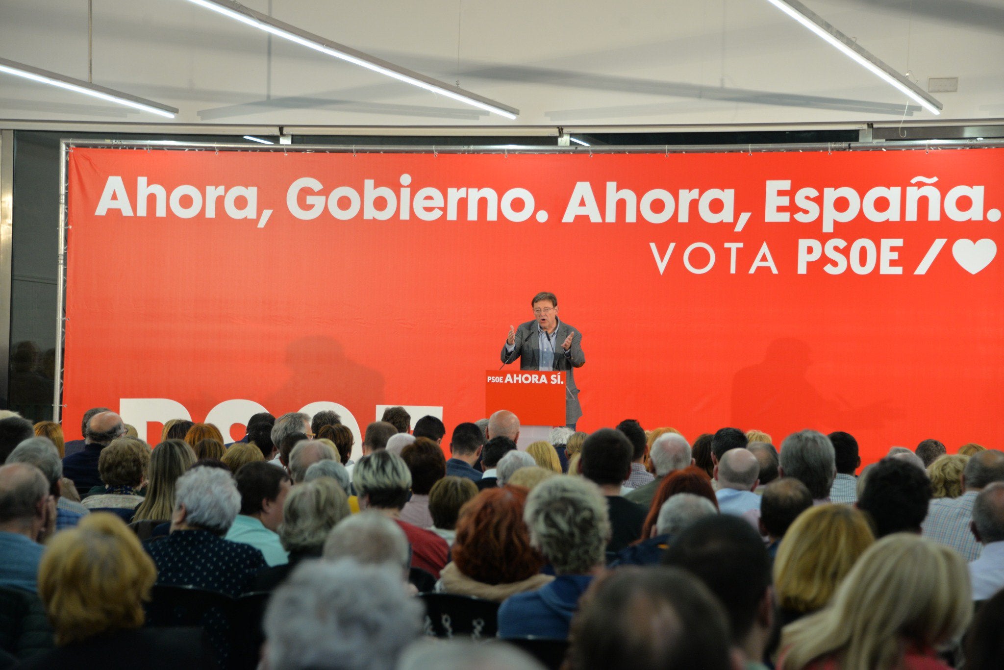  Ximo Puig ha assegurat que 'l'única alternativa' al PSOE 'és la que està hegemonitzant l'extrema dreta'. / PSPV