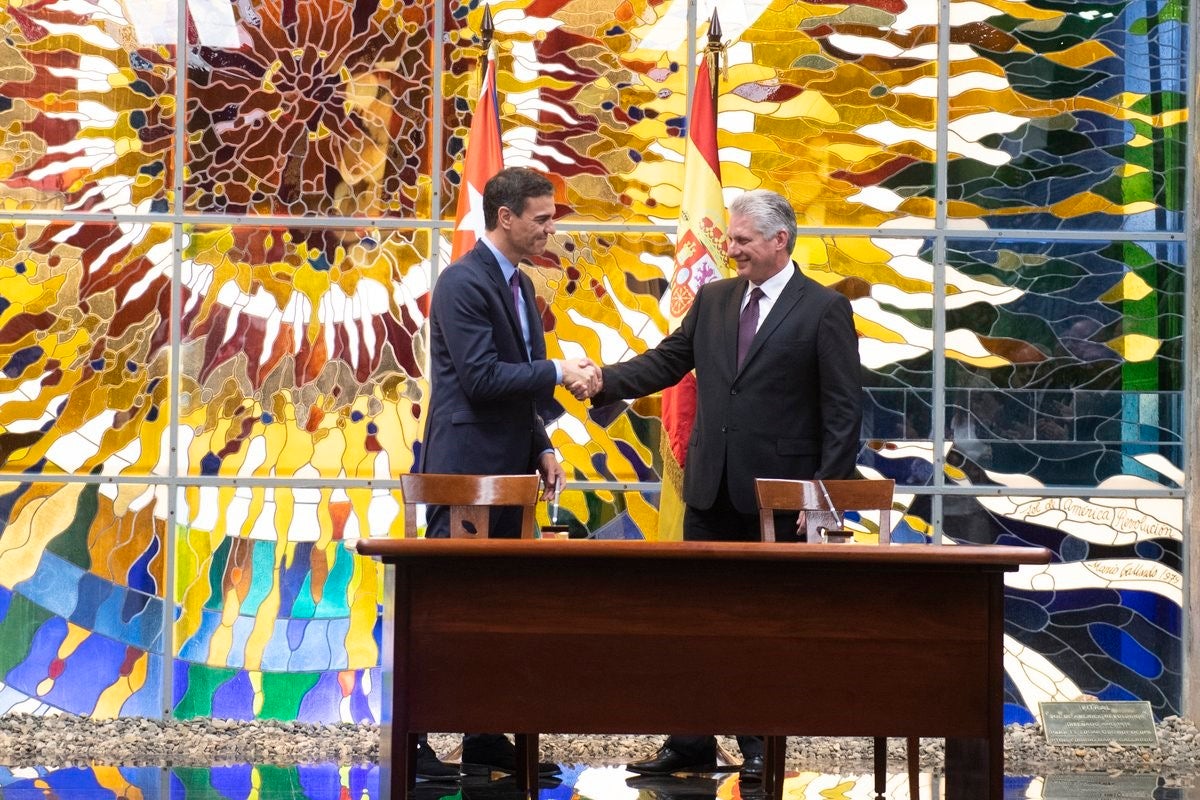 El president del govern espanyol va viatjar a Xile, Bolívia, Colòmbia, Costa Rica i Cuba . / TWITTER PEDRO SÁNCHEZ