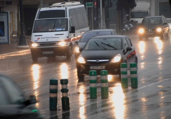 La pluja serà predominant a tot el territori durant la primera meitat del dia. / TRÀNSIT VALÈNCIA/EUROPA PRESS