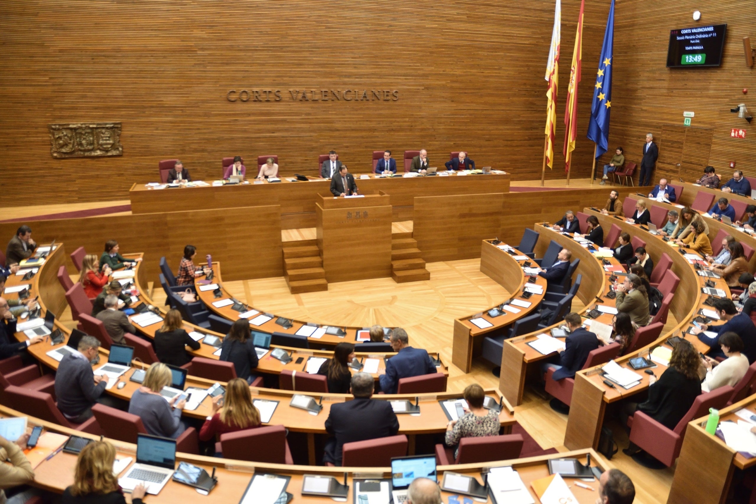 Tots els grups menys Vox han donat suport a una proposició no de llei d'urgència en suport a la declaració de Nacions Unides pel 25N. / EUROPA PRESS