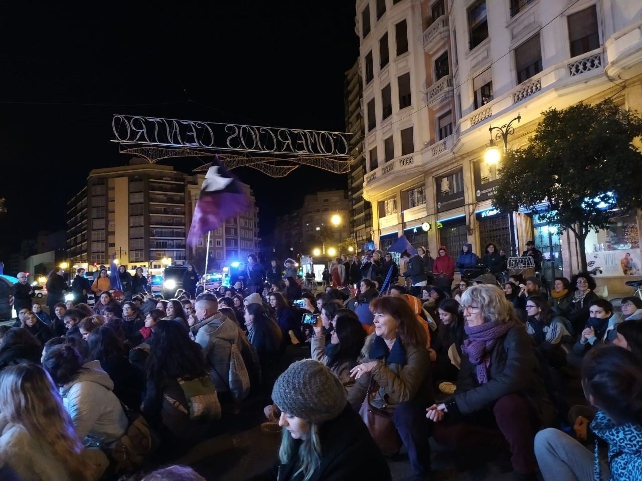 La  marxa es va realitzar la nit del dissabte. / EP