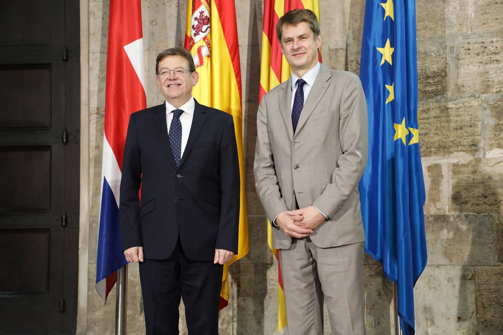 Puig viatjarà a Londres dimarts que ve, 3 de desembre, al costat de representants de les cambres valencianes. / GVA