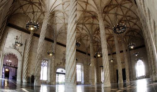 La Llotja ha rebut enguany 580.000 visitants, 50.000 més que l'any passat. / EFE