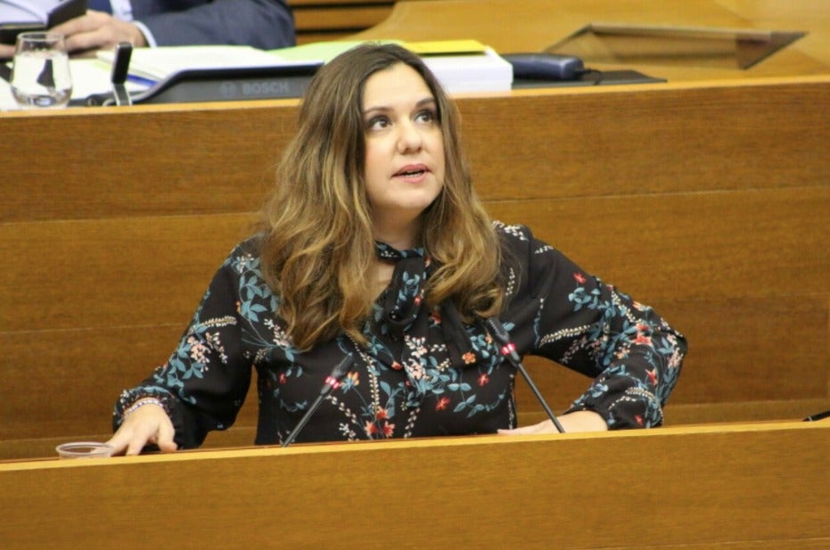 La diputada de Compromís a les Corts Valencianes Mònica Àlvaro