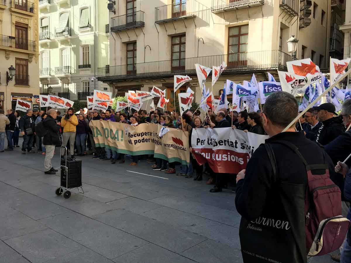 Intersindical ha convocat una protesta per al dia 15 de novembre. / INTERSINDICAL 