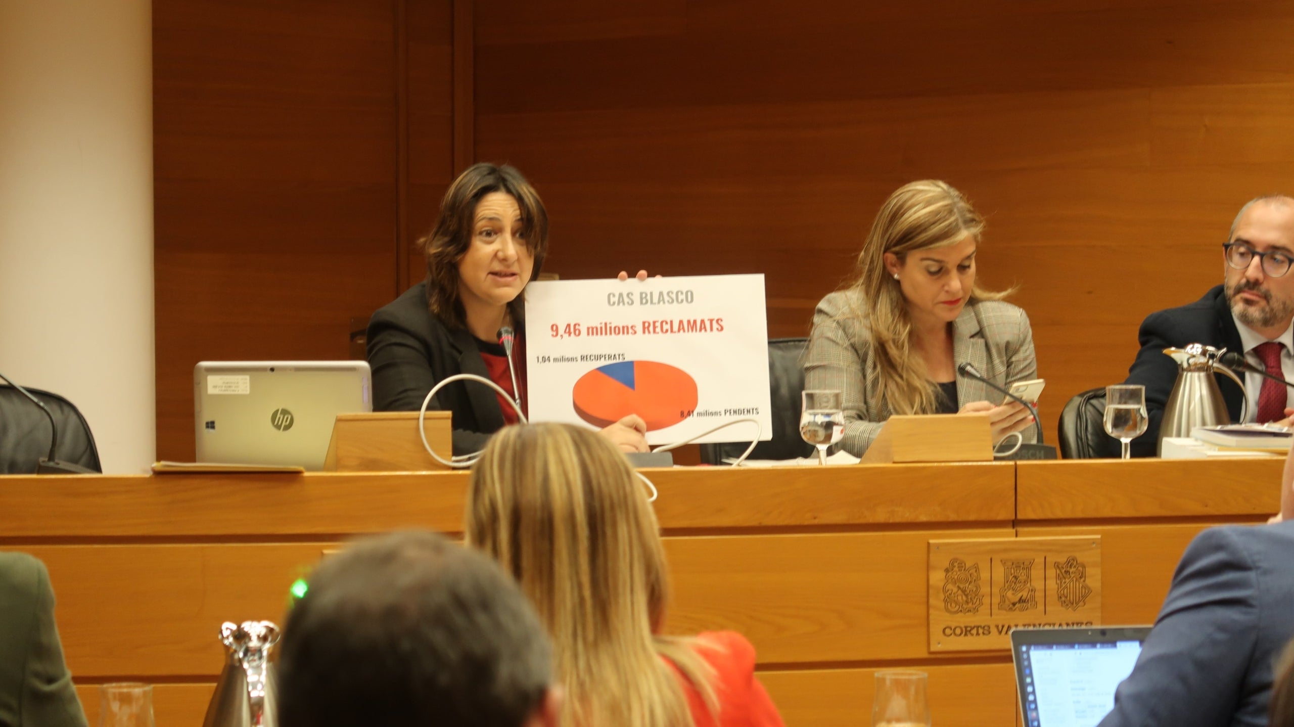  Rosa Pérez Garijo ha comparegut aquest dimecres davant la Comissió d'Economia, Pressuposts i Hisenda de les Corts per a desglossar el contingut dels comptes per al pròxim exercici. / @GVAOBERTA